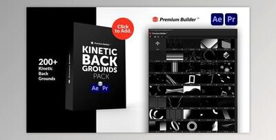 Kinetic Backgrounds Pack (Videohive 32854609) - AE Project