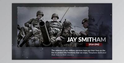 Memorial Day History Slideshow (Videohive 26627422) - AE Project