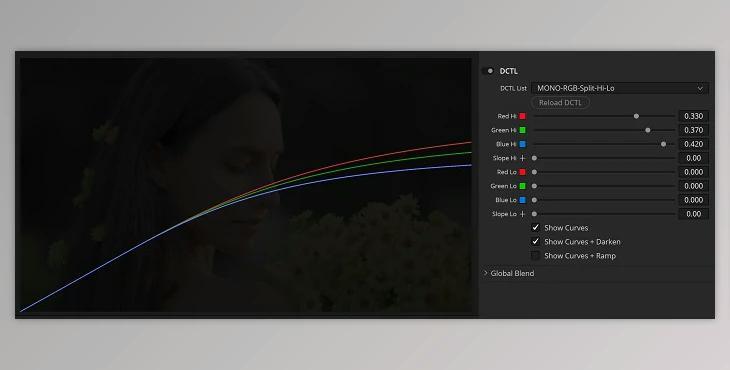 Mononodes – RGB SPLIT TONE DCTLS for DaVinci Resolve Studio