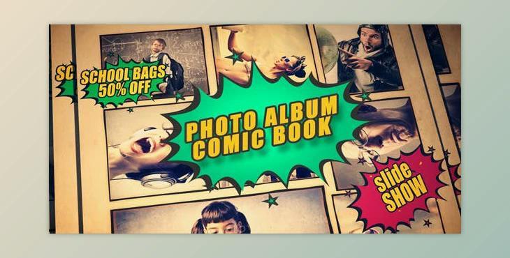 Photo Album Comic Book (Videohive 7985722) - AE Project