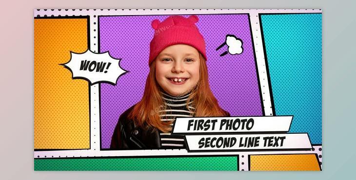 Comic Themed Kids And Teens Opener (Videohive 46053665) - AE Project