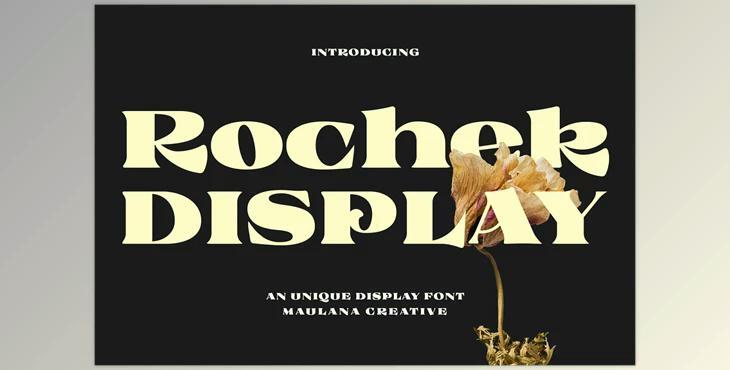 Rochek Vintage Serif Display Font CreativeMarket 6955264