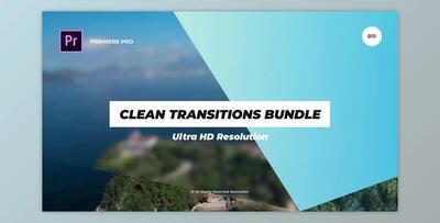 Clean Transitions Bundle For Premiere Pro (Videohive 33421899) - PR Project