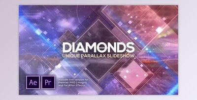Diamonds Unique Parallax Slideshow (Videohive 28520468)