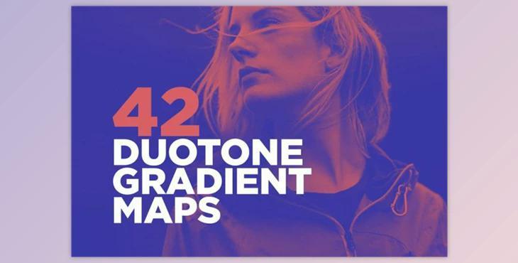 42 Duotone Effect Gradient Maps - CreativeMarket 2017069