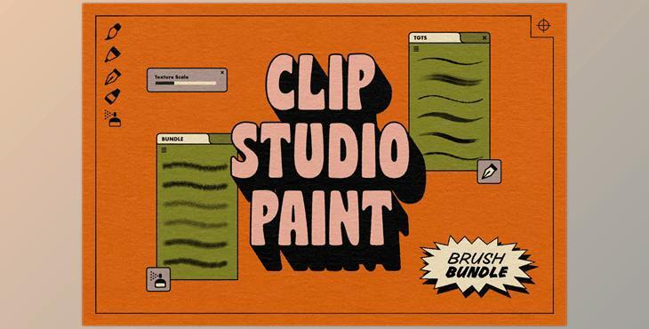 True Grit Texture Supply – Clips Studio Brush Bundle V3