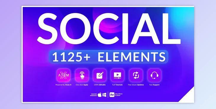 Social Pack (Videohive 33516017) - AE Project