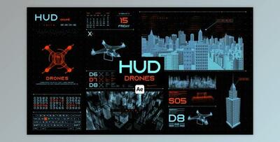 HUD Drones for After Effects (Videohive 44657282) - AE Project