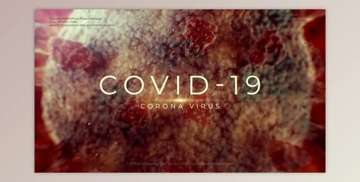 Covid-19 Virus Cinematic Title (Videohive 32353187) - AE Project