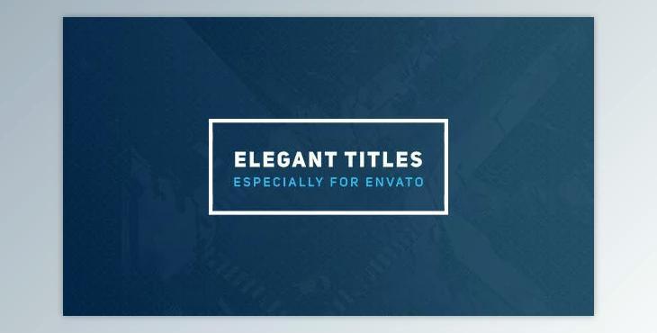 Elegant Titles 2 (Videohive 19175398)