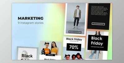 Marketing – Instagram stories (Videohive 39984983) - AE Project