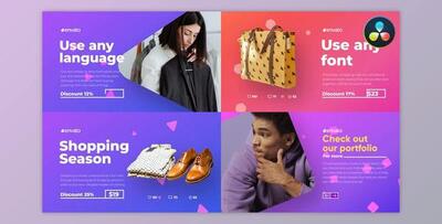 Shopping Season for DaVinci Resolve (Videohive 47768598)