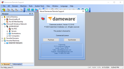 DameWare Remote Support 12.3.2.5 / Mini + Server