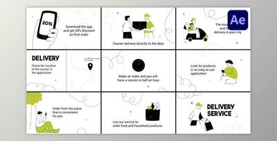 Delivery Service Explaner for After Effects (Videohive 51075707) - AE Project