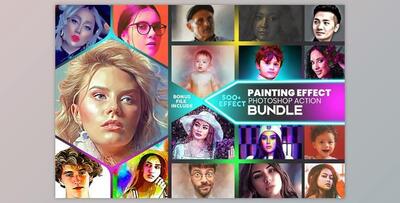 500+ Photoshop Action Bundle