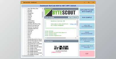 Bytescout BarCode Generator SDK v7.6.3.1248 (14 Jul 2023) + CRACK