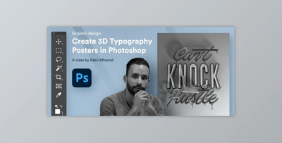Graphic Design: Create 3D Typography Posters In Adobe Photoshop by SkillShare