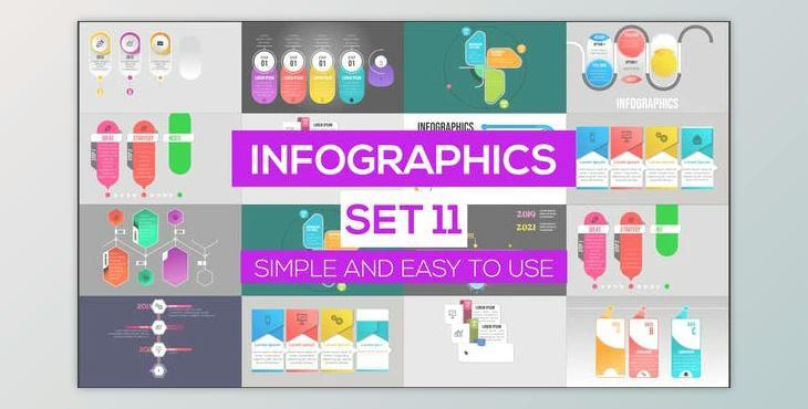Infographics Set 11 (Videohive 24981486) - AE Project