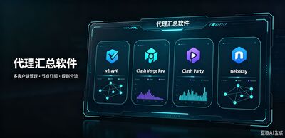 V2ray、Clash、Shadowrocket、Nekoray、Karing、Hiddify、Sing-Box、Nekobox、Surfboard、FlClash