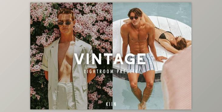 7 VINTAGE FILM LIGHTROOM PRESETS By KIIN Lightroom Presets