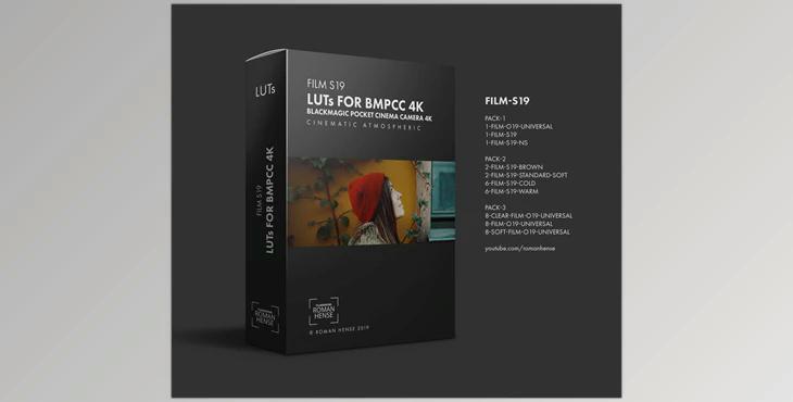 Etsy - LUTs for BMPCC 4k FILM-S19 Cinematic