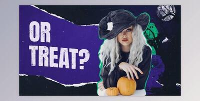 Halloween Sketch & Collage Intro (Videohive 34226951) - AE Project