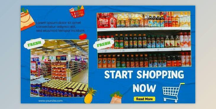 Super Market Slideshow (Videohive 42120945) - AE Project