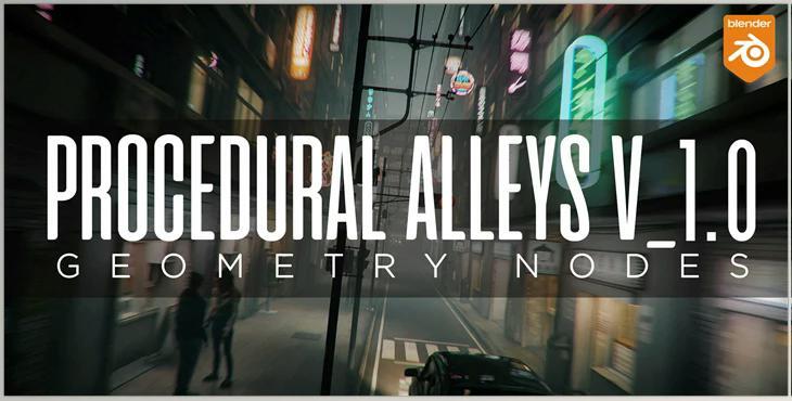 Blender Market – Procedural Alleys 2.1.0