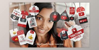 Labels YouTube (Videohive 51823750) - AE Project