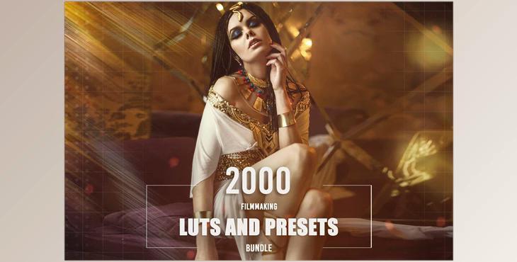 2000 Filmmaking LUTs and Presets Bundle