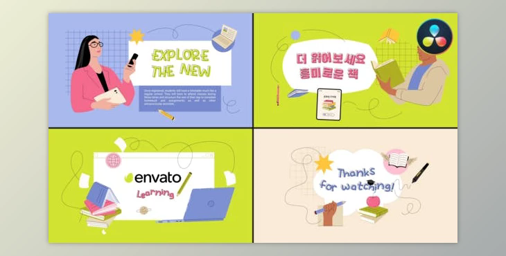 Education Explainers for DaVinci Resolve (Videohive 51933408)