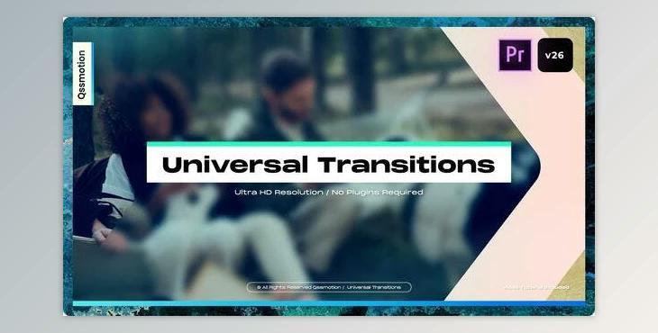 Universal Transitions For Premiere Pro (Videohive 38731359) - PR Project