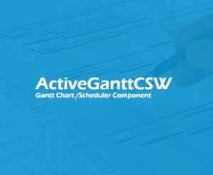 ActiveGanttCSW WPF Gantt Chart / Scheduler Control C# 3.2.3