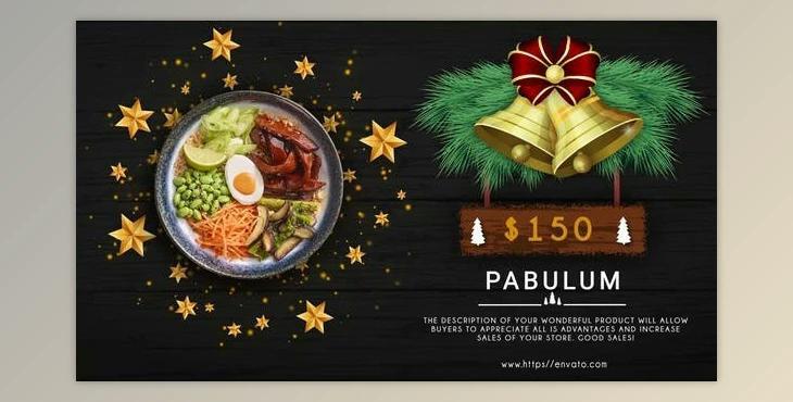 Merry Christmas Menu Restaurant Promo (Videohive 31868025) - AE Project