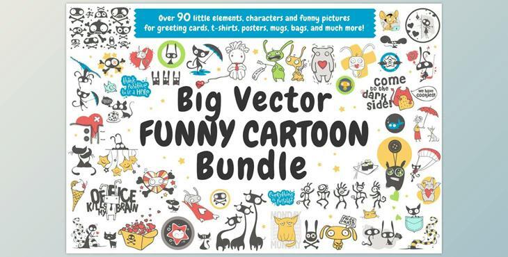 Vector Cartoon Bundle (CreativeMarket-780478)