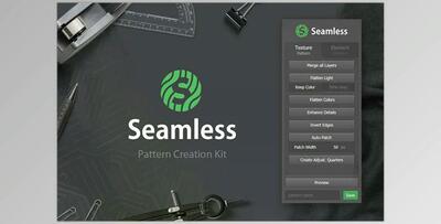 Creativemarket – Seamless – Pattern Creation Kit for Photoshop