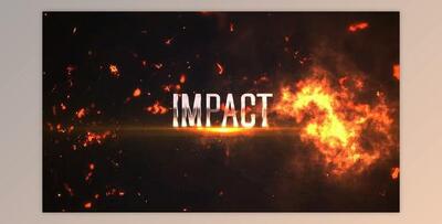 Impact Titles: Fire 4K (Videohive 17465409) - AE Project