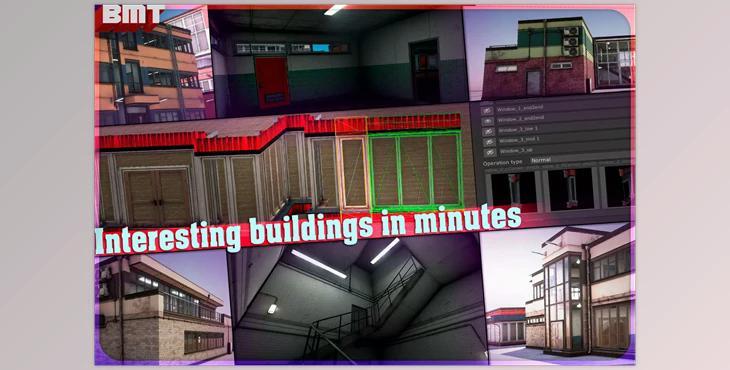 Unity asset - BMT Building Maker Toolset v1.07b