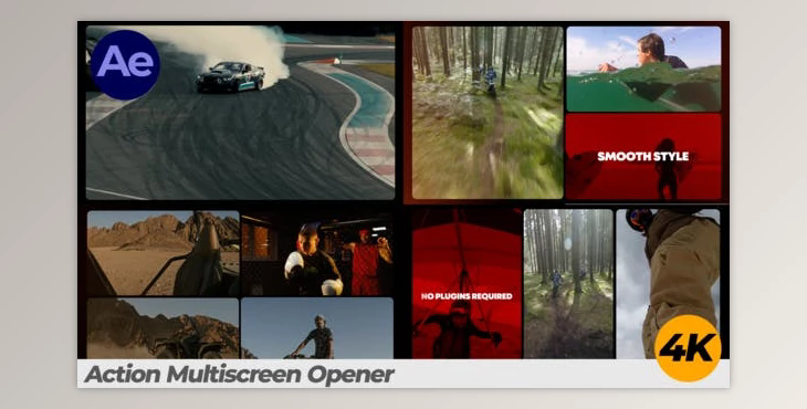 Action Multiscreen Promo (Videohive 50797933) - AE Project