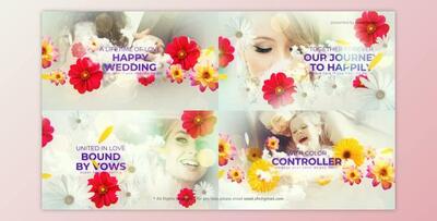 Floral Wedding Opener (Videohive 53965825) - AE Project