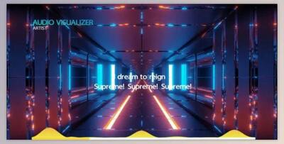 Audio Visualizer With Lyrics And Loop (Motionarray 429295)