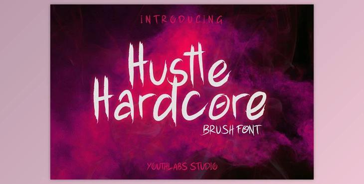 Hustle Hardcore – Brush Font 3774259