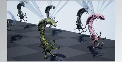 Unreal Engine - Characters Flying Bug 7 (Engine version 4.18-4.27, 5.0-5.2)