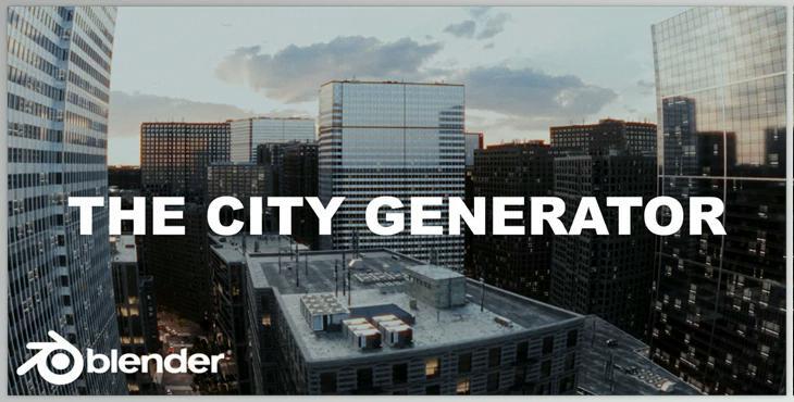 Blender Market - The City Generator v2.4