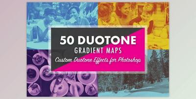 50 Duotone Gradient Maps