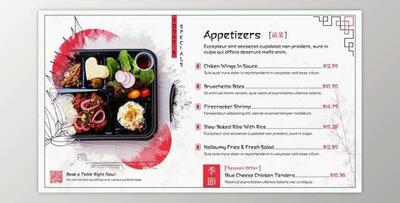 Japanese Restaurant Menu (Videohive 34953672) - AE Project