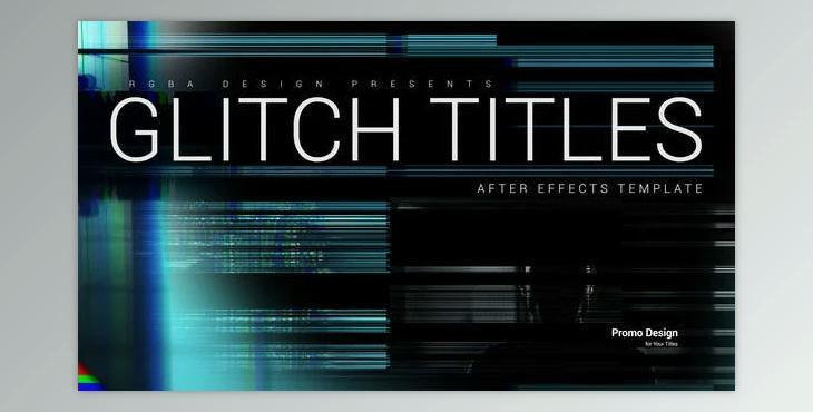 Glitch Titles (Videohive 17074293) - AE Project