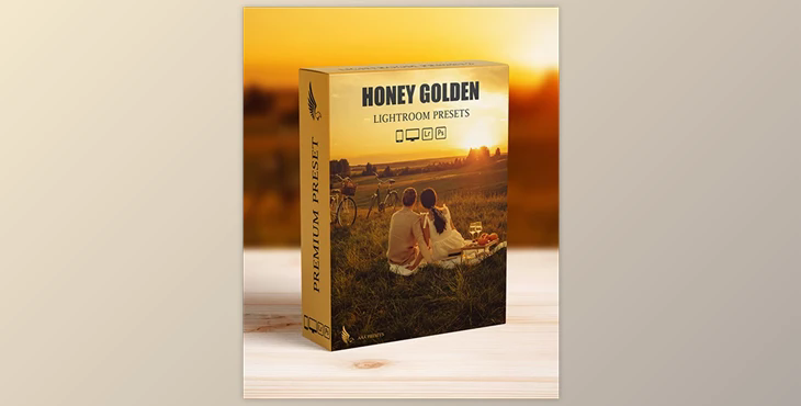 Cinematic Honey Golden Sunset Hour Lightroom Presets - 50070841