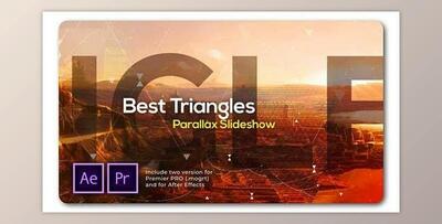 Best Triangles Parallax Slideshow (Videohive 29855981) - AE Project