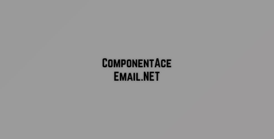 ComponentAce Email.NET Full Source Code